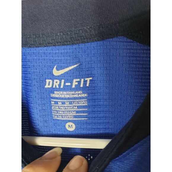 Nike Boys' Tank Medium Dri-Fit Athletic Tank Top Training M Blue & Navy - Picture 3 of 5